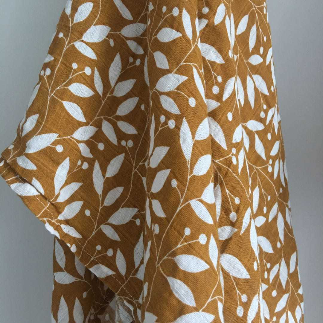 120X110cm Baby Blankets born Swaddle Wrap Cotton Infant Muslin Diaper Cloth Blanket Towel 210908