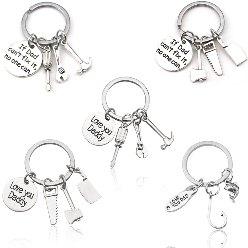 "If Dad Can't Fix It No One Can" Hand Tools Keychain Daddy Key Rings Gift for Dad Fathers Day, Father Key Chain Accessories
"If Dad Can't Fix It No One Can" Hand Tools Keychain Daddy Key Rings Gift for Dad Fathers Day, Father Key Chain Accessories