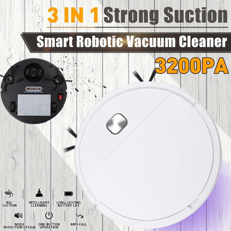 Vacuum Cleaners Strong Suction Robot Cleaner 3 In 1 Auto Rechargeable Floor Touch Switch Smart Electric Mop
Vacuum Cleaners Strong Suction Robot Cleaner 3 In 1 Auto Rechargeable Floor Touch Switch Smart Electric Mop