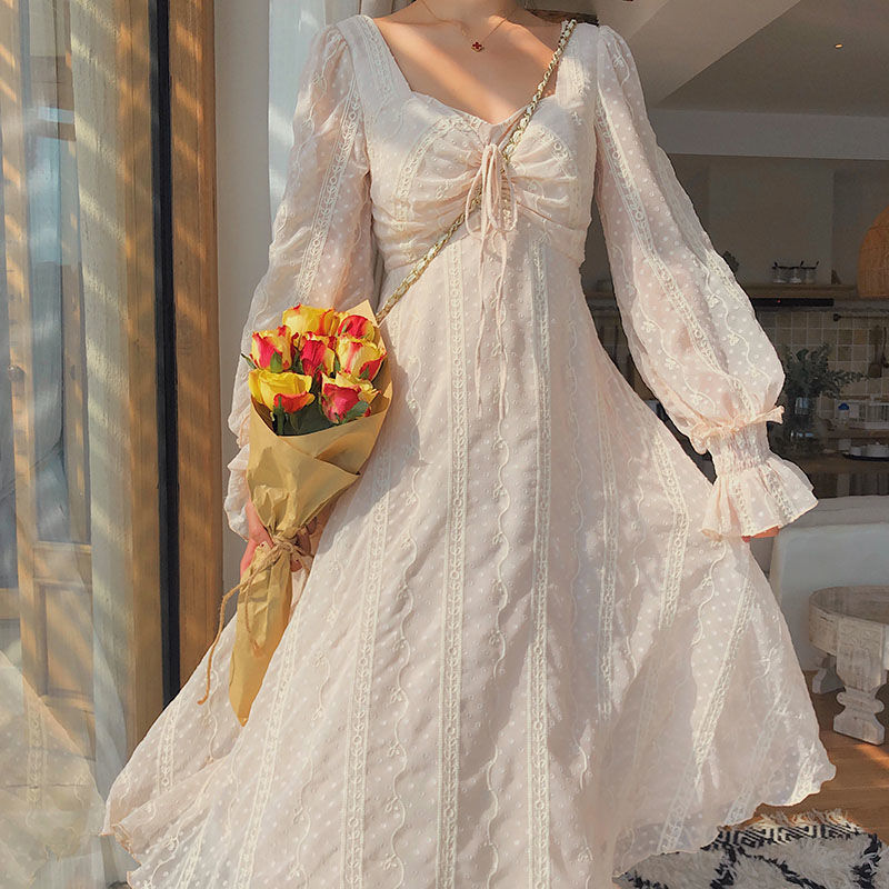 2021vintage fairy dress women elegant designer chiffon dress long sleeve french party midi dress casual womens clothing autumn 2021, Black;gray
2021vintage fairy dress women elegant designer chiffon dress long sleeve french party midi dress casual womens clothing autumn 2021, Black;gray