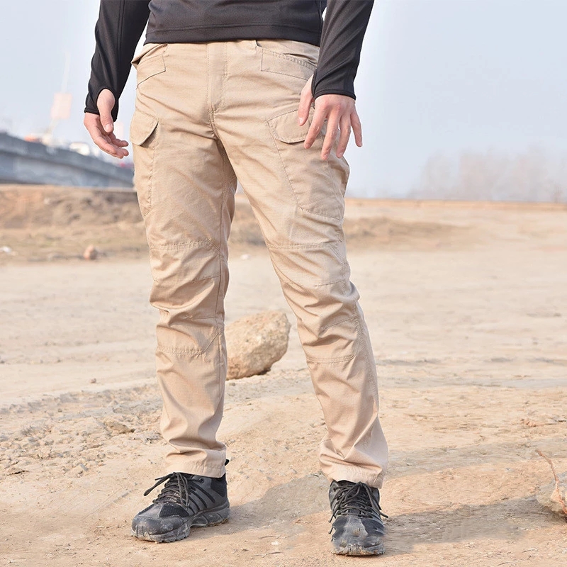 Mens Waterproof Cargo Pants Elastic Multiple Pocket Military Male Trousers 281K, Black
Mens Waterproof Cargo Pants Elastic Multiple Pocket Military Male Trousers 281K, Black