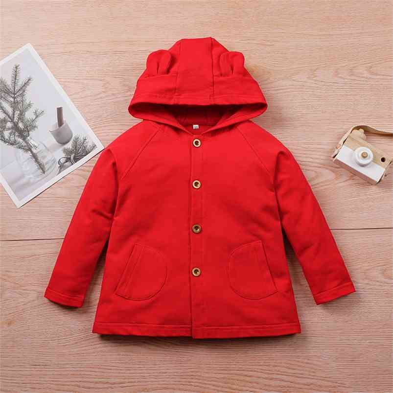 Winter Children Casual Cotton Long Sleeve Hooded Single Breasted Red Solid Baby Girls Or Boys Hoodies 2-6T 210629
Winter Children Casual Cotton Long Sleeve Hooded Single Breasted Red Solid Baby Girls Or Boys Hoodies 2-6T 210629