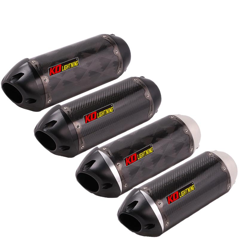 Motorcycle Exhaust System 51mm Universal Muffler Without Silence 360mm Carbon Fiber For ATV Street Bike
Motorcycle Exhaust System 51mm Universal Muffler Without Silence 360mm Carbon Fiber For ATV Street Bike