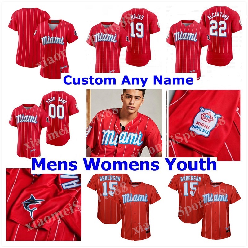 Marlins 2021 City Connect Miami Jerseys Sandy Alcantara Brian Anderson Miguel Rojas Jonathan Villar Lewis Brinson Caleb Smith Jorge Alfaro Jon Berti Florida, As shown in illustration
Marlins 2021 City Connect Miami Jerseys Sandy Alcantara Brian Anderson Miguel Rojas Jonathan Villar Lewis Brinson Caleb Smith Jorge Alfaro Jon Berti Florida, As shown in illustration