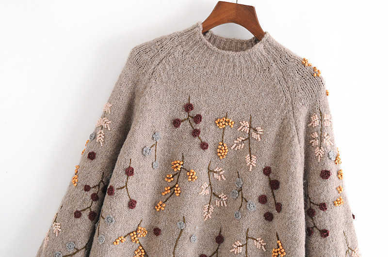 est women knitted sweater winter good quality thick long sleeve female pullovers casual tops 210914