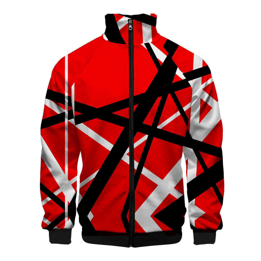 Eddie Van Halen Jacket Men/Women Comics Windbreaker 3D Printed Casual Street Jacket Autumn Spring Clothing 210820