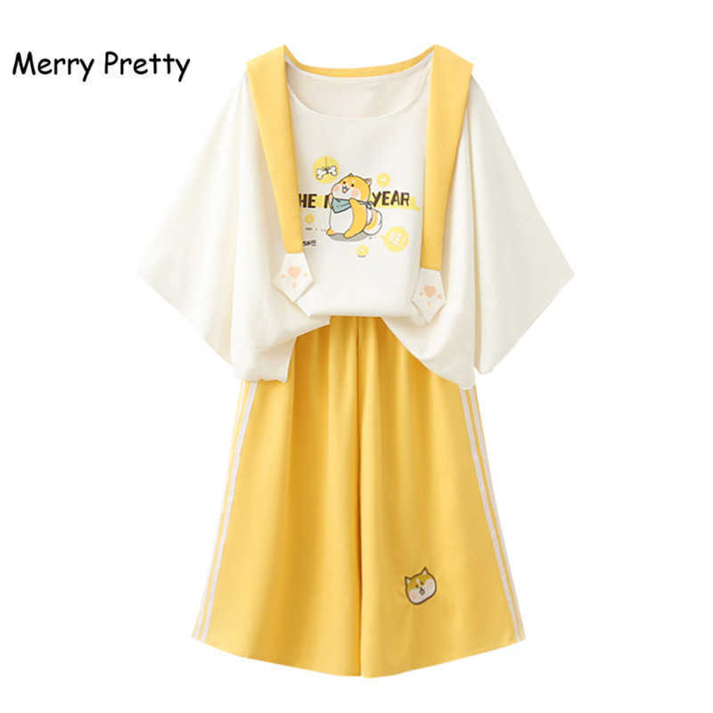 Merry Pretty harajuku sailor collar sweet white t-shirt yellow wide leg pants 2 piece set women spring summer clothing girl 210526
Merry Pretty harajuku sailor collar sweet white t-shirt yellow wide leg pants 2 piece set women spring summer clothing girl 210526