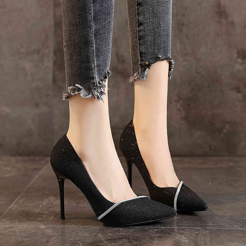 Dress Shoes Lucyever Fashion Rhinestone Strap Thin Heels Pumps Woman Comfort Stiletto High Women Office Wedding Quality DK3M, Gold
Dress Shoes Lucyever Fashion Rhinestone Strap Thin Heels Pumps Woman Comfort Stiletto High Women Office Wedding Quality DK3M, Gold