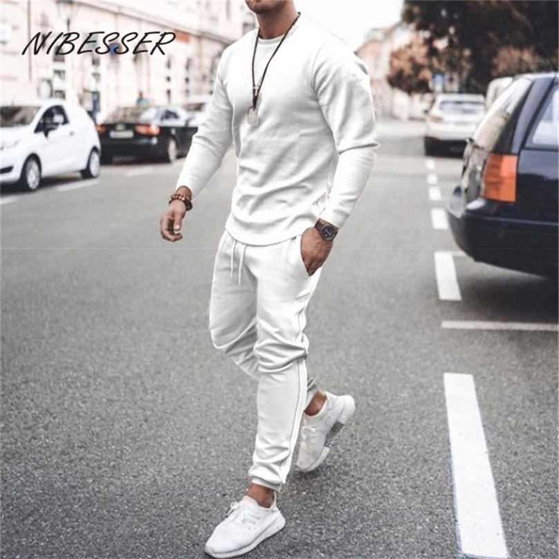 NIBESSER Men' Sportswear Jogging Sports Set Training Suits Clothes Men Gym Tights Workout Running Rashguard Tracksuit 211109, White
NIBESSER Men' Sportswear Jogging Sports Set Training Suits Clothes Men Gym Tights Workout Running Rashguard Tracksuit 211109, White