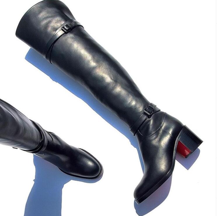Luxury designer shoes for women long boots black leather red bottom booties Karialta boot comfortable block heel walking shoe
Luxury designer shoes for women long boots black leather red bottom booties Karialta boot comfortable block heel walking shoe