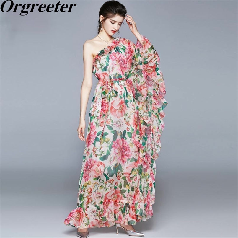 Summer Fashion Bohemian Holiday Dress Loose Sashes Lace up Maxi Women's Batwing Sleeve Floral Print Chiffon Straight 210602, Pink
Summer Fashion Bohemian Holiday Dress Loose Sashes Lace up Maxi Women's Batwing Sleeve Floral Print Chiffon Straight 210602, Pink