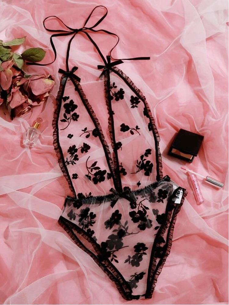 Bras Sets 2021 Female Women Sexy Lingerie Black Print Perspective Mesh Yarn Lace Sleepwear Underwear Exotic Honeymoon Plus Size S-XXL, As pic
Bras Sets 2021 Female Women Sexy Lingerie Black Print Perspective Mesh Yarn Lace Sleepwear Underwear Exotic Honeymoon Plus Size S-XXL, As pic