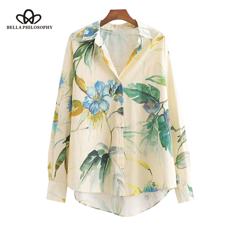 Vintage Elegant Floral Print Loose Tops Women Shirts Lapel Collar Long Sleeve Ladies Blouses Casual Blusas Mujer 210519, As picture
Vintage Elegant Floral Print Loose Tops Women Shirts Lapel Collar Long Sleeve Ladies Blouses Casual Blusas Mujer 210519, As picture