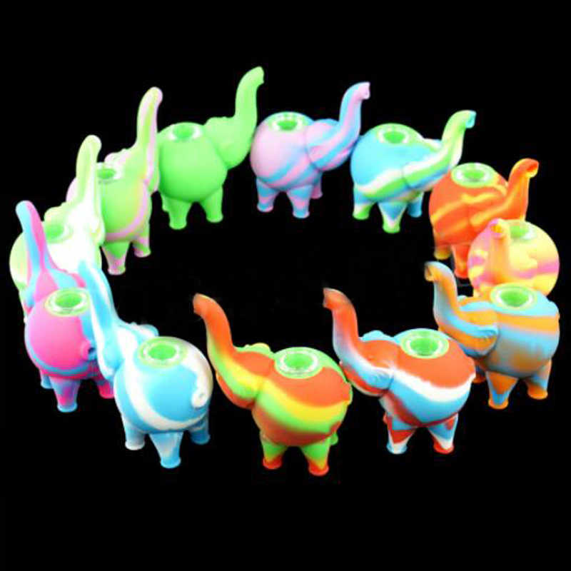 Home Clutter Elephant Shape Creative Camouflage Removable Sealed Pipe Silicone Cigarette Accessories Pipe
Home Clutter Elephant Shape Creative Camouflage Removable Sealed Pipe Silicone Cigarette Accessories Pipe