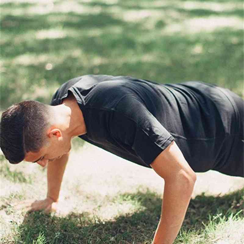 Men's Merino Wool T Shirt 100% Merino Wool Men's T- Shirt Base Layer Soft Moisture Wicking Odor Resistance T-shirt Men 160g 210329