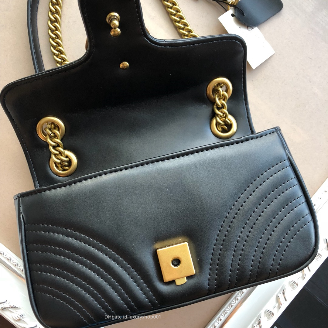 Premium Double G Marmont Designer Bags Real Leather Handbags Women Lady Single Shoulder Crossbody Bag, Black
Premium Double G Marmont Designer Bags Real Leather Handbags Women Lady Single Shoulder Crossbody Bag, Black
