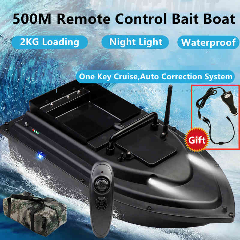 One Key Cruise 500M Remote Control Fishing Bait Boat 7-8 Wave Resistance 2.4G 2KG Load 3H Endurance LED Night Lights RC Boat X0522, No bag uk 1 battery
One Key Cruise 500M Remote Control Fishing Bait Boat 7-8 Wave Resistance 2.4G 2KG Load 3H Endurance LED Night Lights RC Boat X0522, No bag uk 1 battery