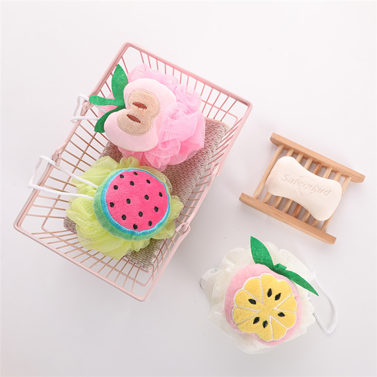 Color lovely bath flowers fruit shape children baths balls sponge kids Scrubbers products 9244
Color lovely bath flowers fruit shape children baths balls sponge kids Scrubbers products 9244