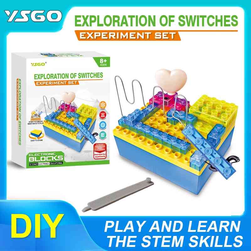 Electric energy building block light maze children's circuit splicing science and various switches physical toy education ys2962b
Electric energy building block light maze children's circuit splicing science and various switches physical toy education ys2962b