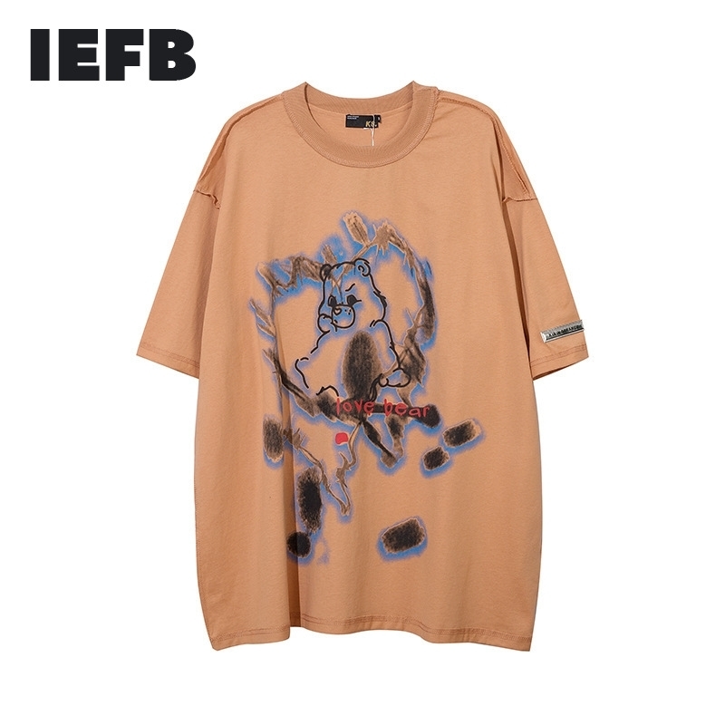 IEFB High Street Cartoon Printing Men's Fashion T-shirs Hip Hop Oversize Short Sleeve Tee Man's Fashion Summer Tops 9Y5657 210524, Black
IEFB High Street Cartoon Printing Men's Fashion T-shirs Hip Hop Oversize Short Sleeve Tee Man's Fashion Summer Tops 9Y5657 210524, Black