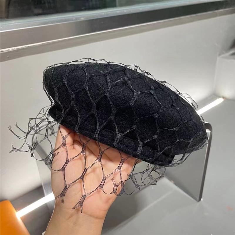 Berets 202108-wei Spring Autumn Black Wool Mesh Grace Lady Beret Hat Women Leisure Painter
Berets 202108-wei Spring Autumn Black Wool Mesh Grace Lady Beret Hat Women Leisure Painter