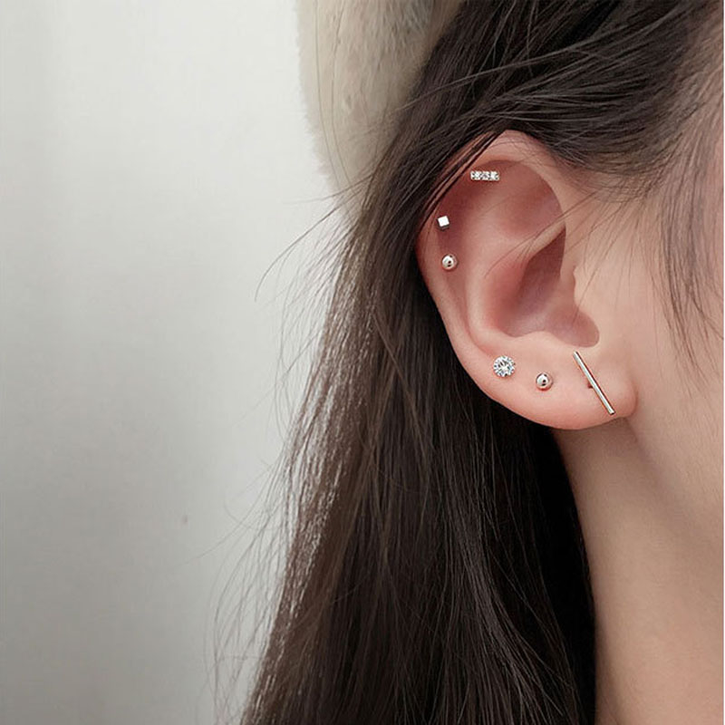 5 PCS/SET 100% Real 925 Sterling Silver Stud Earrings for Women Simple Geometric Mini Cute Earring Brinco Jewelry YME875
5 PCS/SET 100% Real 925 Sterling Silver Stud Earrings for Women Simple Geometric Mini Cute Earring Brinco Jewelry YME875