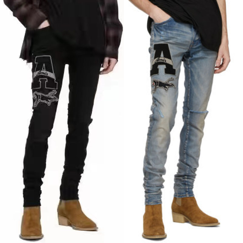 Patches Destroyed Jeans Damage Hole Wash Pencil Leg Slim Denim Cotton Men's Nice Quality, Amr-673
Patches Destroyed Jeans Damage Hole Wash Pencil Leg Slim Denim Cotton Men's Nice Quality, Amr-673