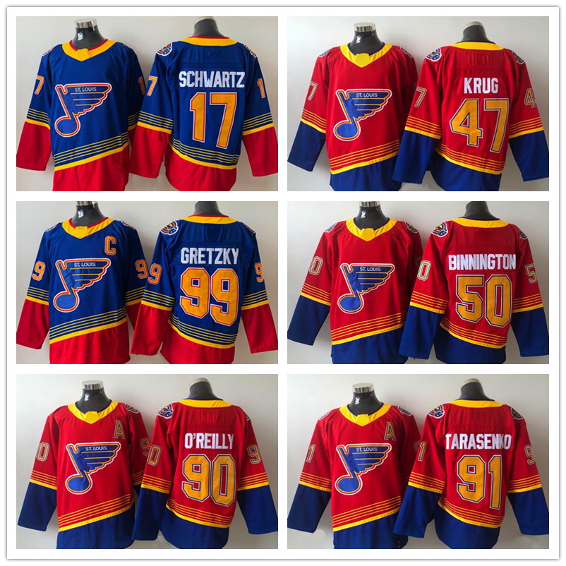 2021 Men's O'Reilly 90 Red Player Hockey Jerseys SCHWARTZ 17 PERRON 57 GRETZKY 99 KRUG 47 TARASENKO 91 BINNINGTON 50 yakuda local, Black;red
2021 Men's O'Reilly 90 Red Player Hockey Jerseys SCHWARTZ 17 PERRON 57 GRETZKY 99 KRUG 47 TARASENKO 91 BINNINGTON 50 yakuda local, Black;red