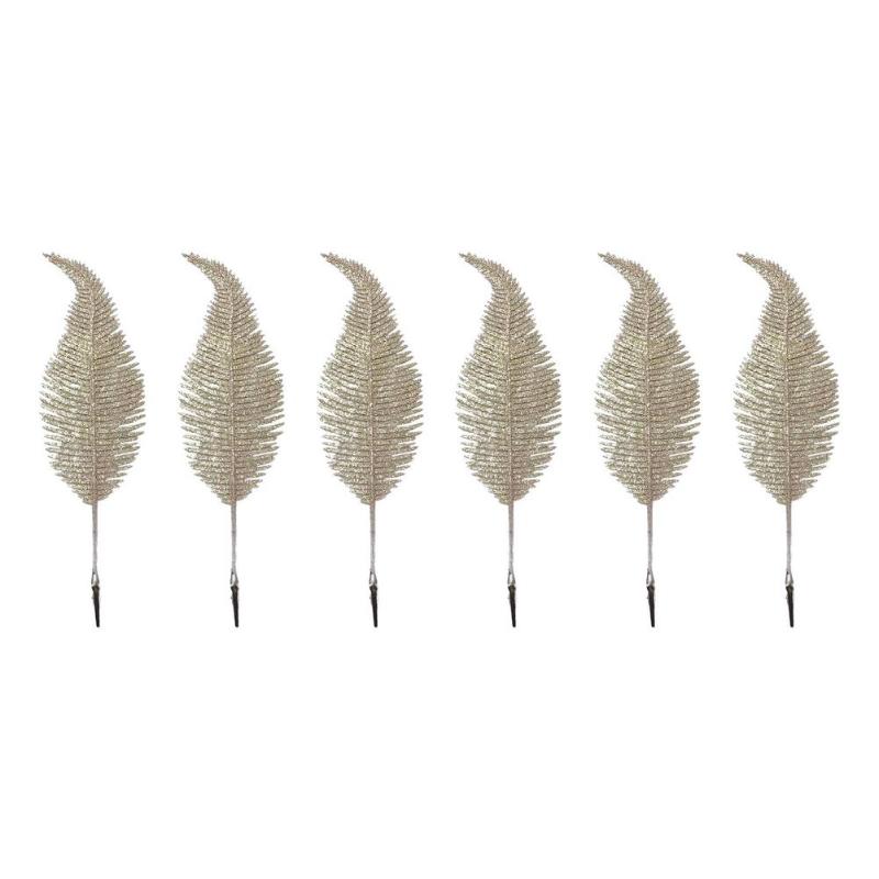 Christmas Decorations Artificial Tree Decoration Glitter With Clips 6PCS Leaves Ornament For Home Door Window
Christmas Decorations Artificial Tree Decoration Glitter With Clips 6PCS Leaves Ornament For Home Door Window