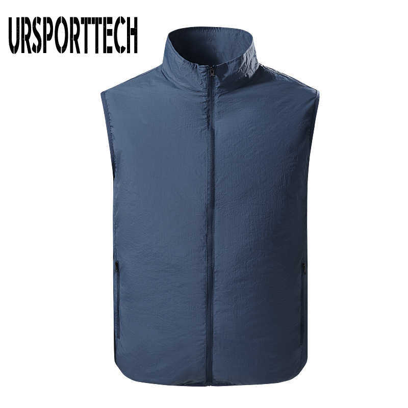 Summer Spring Jacket Men Air-conditioning Clothes Jacket Coat Male with Fan Cool Down Sleeveless VestJacket Outerwear Work Coats 210528