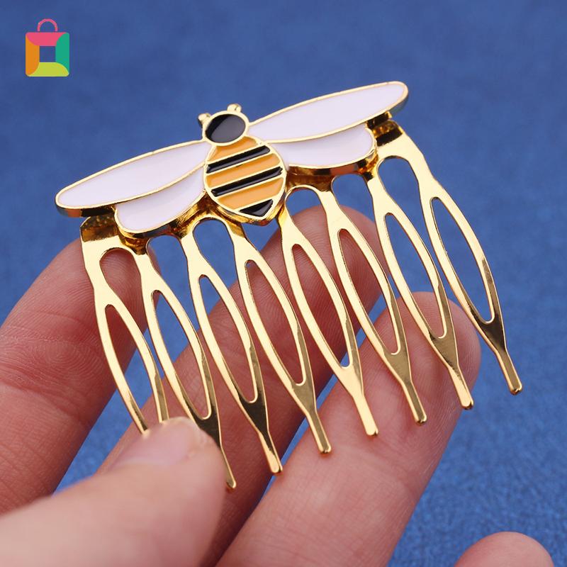 Hair Clips & Barrettes Bee Styling Hairdressing Comb Alloy Dripping Oil Inserting Accessories Girl Tool Glittery, Golden;silver
Hair Clips & Barrettes Bee Styling Hairdressing Comb Alloy Dripping Oil Inserting Accessories Girl Tool Glittery, Golden;silver