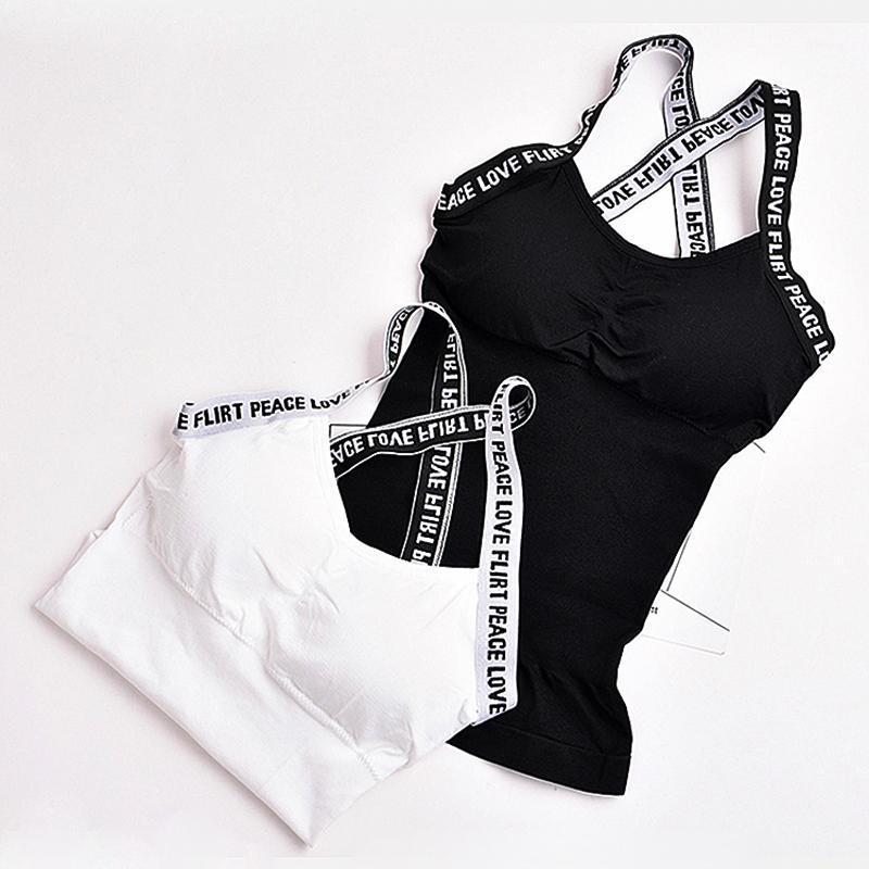 Camisoles & Tanks Seamless Cotton Tube Top Women Undefined Lingerie Pad Vest Fashion Letter Cross Straps Summer Tank Tops Underwear #F
Camisoles & Tanks Seamless Cotton Tube Top Women Undefined Lingerie Pad Vest Fashion Letter Cross Straps Summer Tank Tops Underwear #F