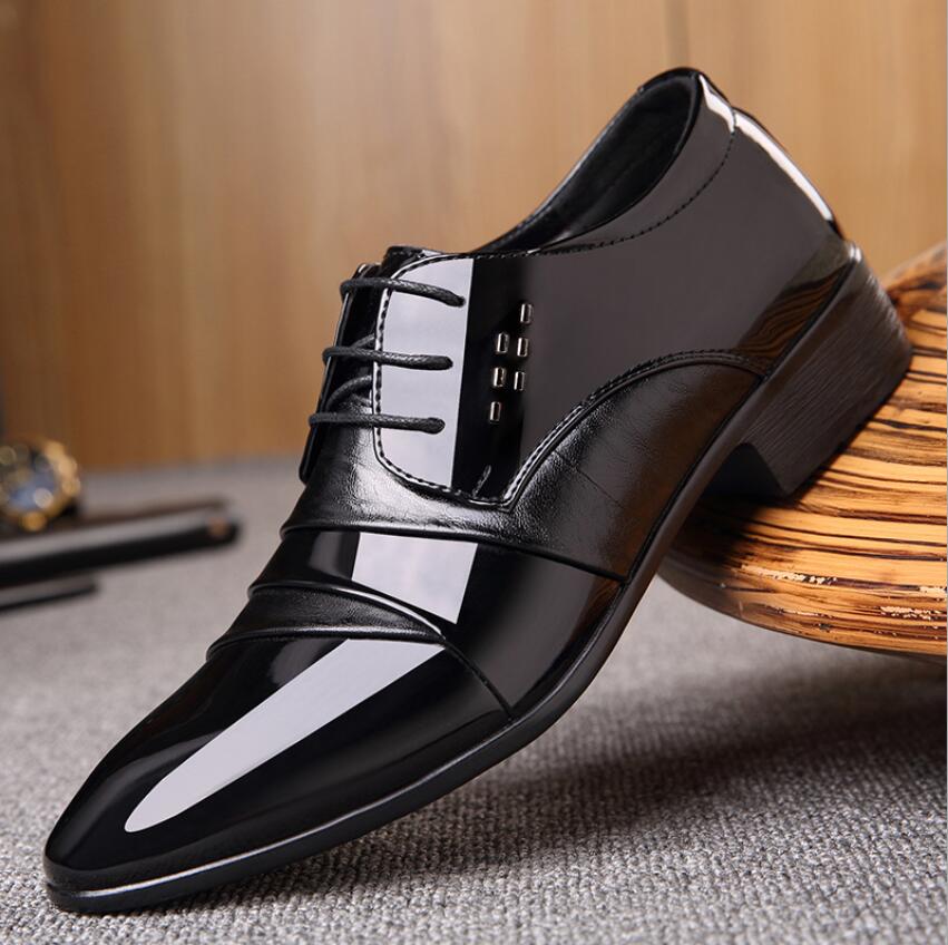 2022 Men Loafers Dress-Shoes Wedding Business Formal Lace-Up Zapato 38-44Plus-Size Hombre, Black
2022 Men Loafers Dress-Shoes Wedding Business Formal Lace-Up Zapato 38-44Plus-Size Hombre, Black