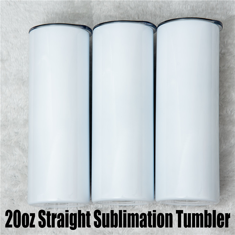 20oz DIY Sublimation Blank Straight Skinny Tumbler With Straw Lid Rubber Coaster Doubel Wall Thermos Cup Drinkware, White
20oz DIY Sublimation Blank Straight Skinny Tumbler With Straw Lid Rubber Coaster Doubel Wall Thermos Cup Drinkware, White
