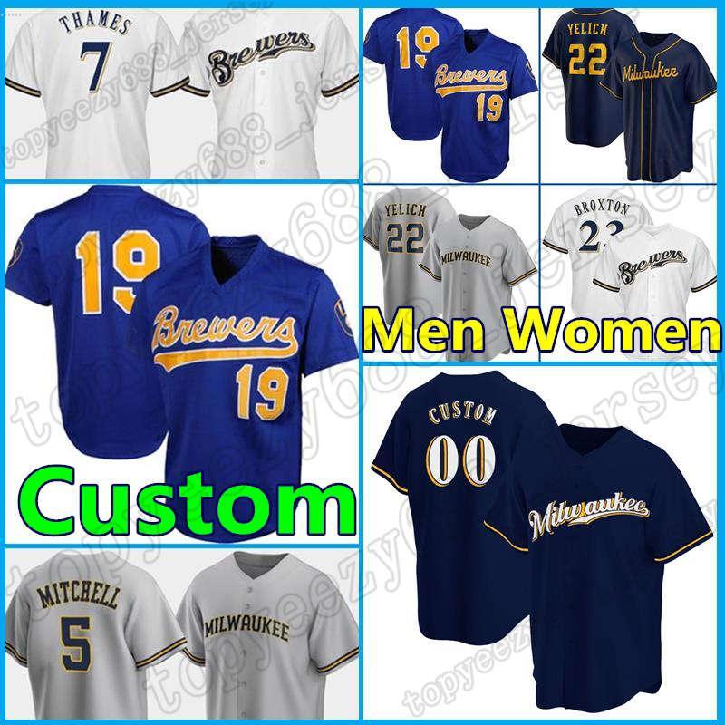 Mesh 19 Robin Yount Jersey 22 Christian Yelich Baseball Brewers Custom 6 Lorenzo Cain 53 Brandon Woodruff Eric Thames Keon Broxton, Women custom new cool base(niangjiuren)
Mesh 19 Robin Yount Jersey 22 Christian Yelich Baseball Brewers Custom 6 Lorenzo Cain 53 Brandon Woodruff Eric Thames Keon Broxton, Women custom new cool base(niangjiuren)