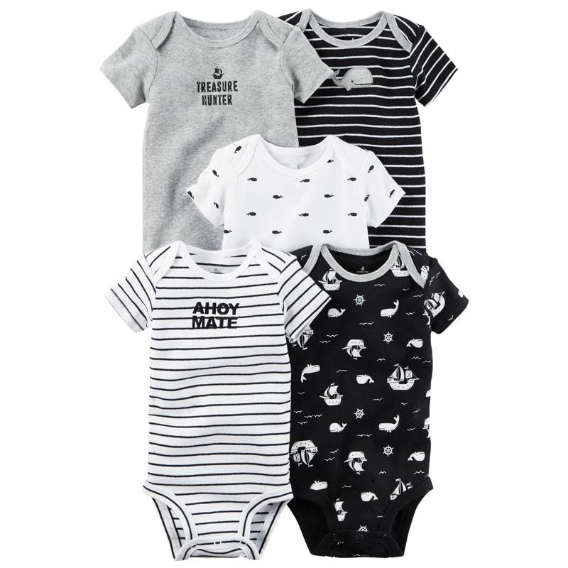 Clothing Sets Short Sleeve Print Bodysuit For Baby Boys Girls Outfit Summer Clothes Born Body Suit Costume 2022 5pcs/set, White
Clothing Sets Short Sleeve Print Bodysuit For Baby Boys Girls Outfit Summer Clothes Born Body Suit Costume 2022 5pcs/set, White