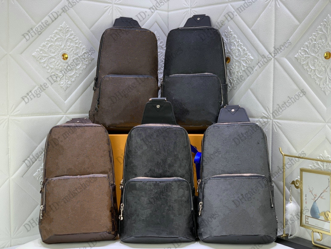 Avenue Sling Crossbody Messenger Bag Mens Designer Leather Handbag Luxurys Cross body Bags in Coated Canvas/Fabric with Silver-tone
Avenue Sling Crossbody Messenger Bag Mens Designer Leather Handbag Luxurys Cross body Bags in Coated Canvas/Fabric with Silver-tone