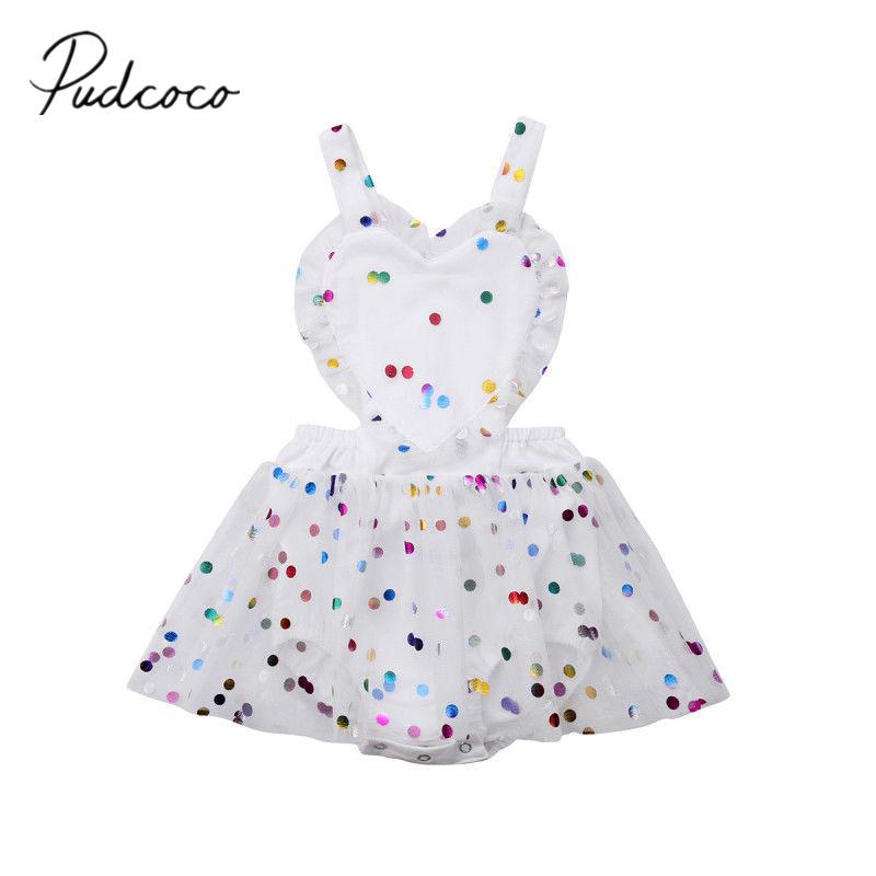 Girl's Dresses 2021 Brand 0-24M Born Infant Baby Girl Colorful Dot Dress Sleeveless Backless Heart Sharp Princess Girls Romper, Red;yellow
Girl's Dresses 2021 Brand 0-24M Born Infant Baby Girl Colorful Dot Dress Sleeveless Backless Heart Sharp Princess Girls Romper, Red;yellow