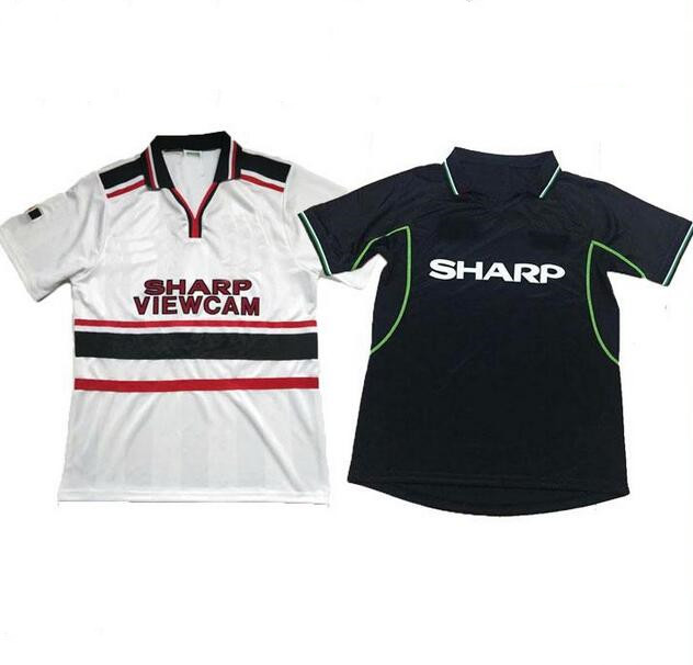 1998 Retro version Manchester Soccer Jerseys 98/99 Black Beckham 10 Cantona 7 Giggs 11 Solskjaer 20 Classic Shirt Man Football, 1998 white
1998 Retro version Manchester Soccer Jerseys 98/99 Black Beckham 10 Cantona 7 Giggs 11 Solskjaer 20 Classic Shirt Man Football, 1998 white