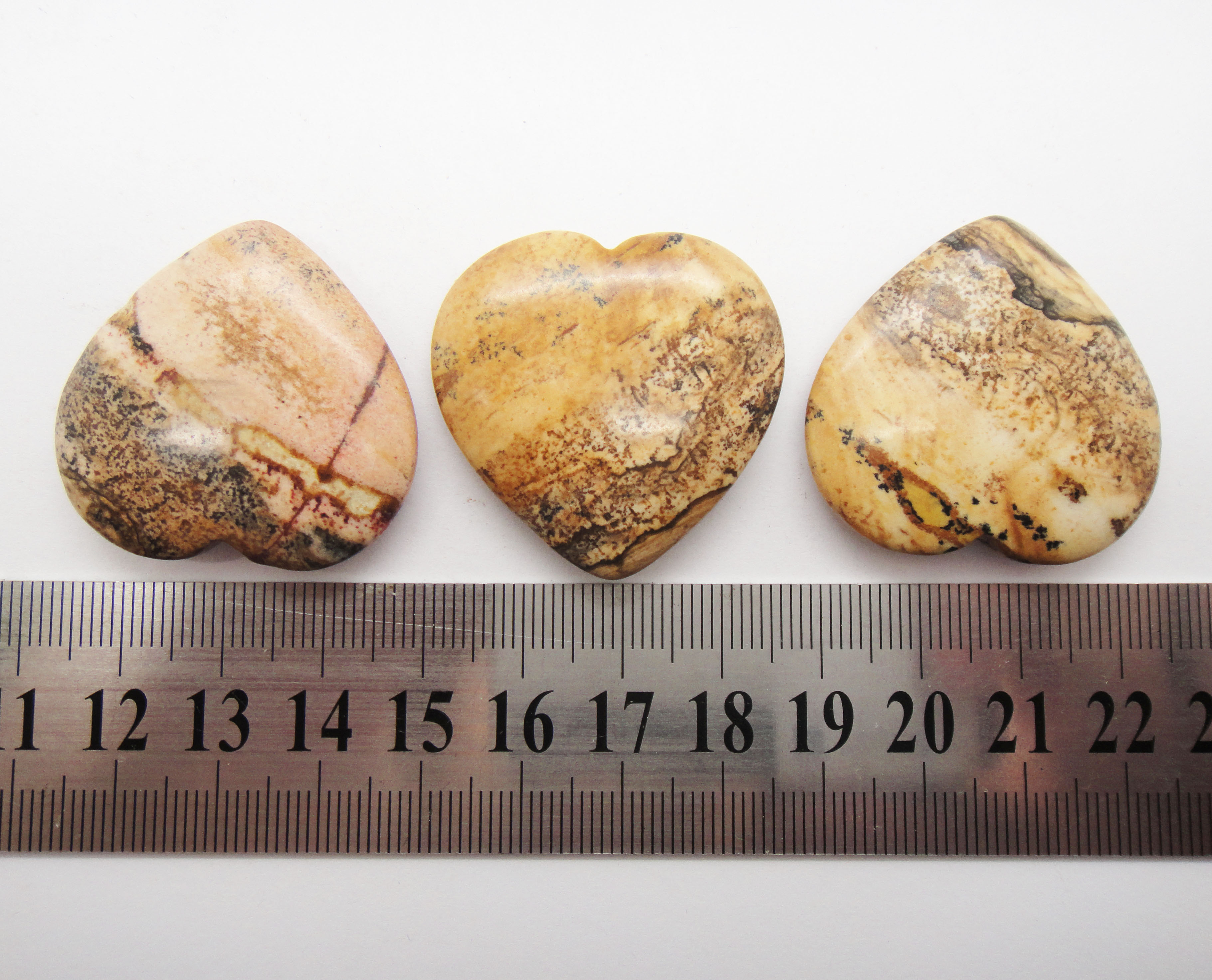 Heart Shape Pink Natural Stone Bead Quartz Crystal Loose Beads DIY Jewelry for Lover Gift Tiger Eye Stones Christmas gifts making wholesale