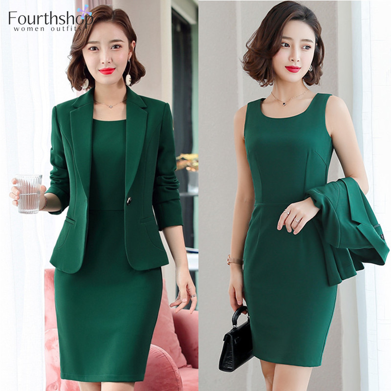 2021Elegant Blazer Dress Suits Women Business Work Uniform Office Lady Professional Two Piece Set Suit Dress Female Fashion 2021, Beige
2021Elegant Blazer Dress Suits Women Business Work Uniform Office Lady Professional Two Piece Set Suit Dress Female Fashion 2021, Beige