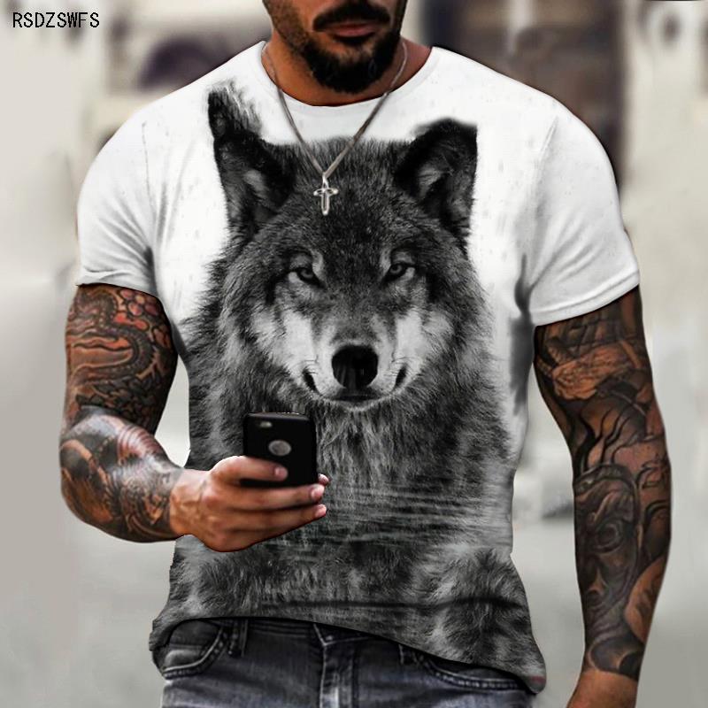Men's T-Shirts Wild Wolf Series Impressão Em 3D De Roupas Masculinas E Femininas Casal T-shirt Animal, Rua Harajuku Casual Wear, White;black 
Men's T-Shirts Wild Wolf Series Impressão Em 3D De Roupas Masculinas E Femininas Casal T-shirt Animal, Rua Harajuku Casual Wear, White;black
