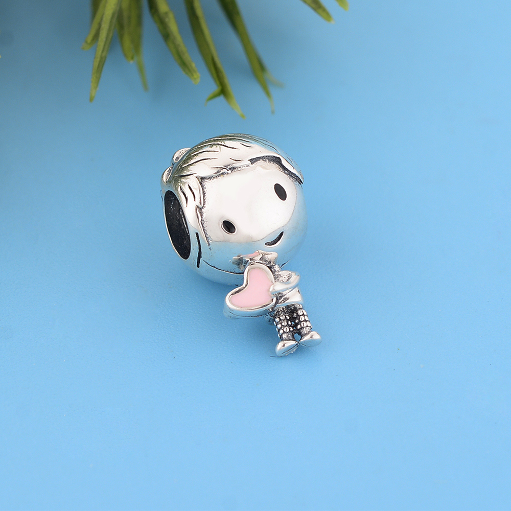 Fit Original Charm Bracelet Authentic 925 Sterling Silver Boy And Girl Bead For Making Women Wedding Bride Berloque DIY