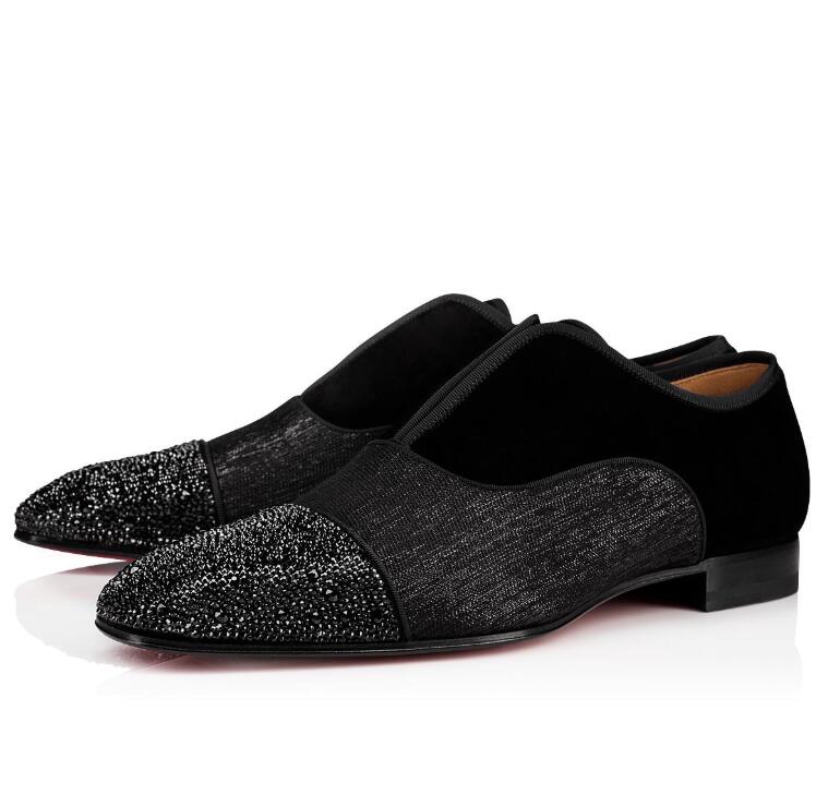 Luxury Fashion Designer Black Spikes Studded Dress Shoes Brand Red Bottom Flats Loafers Men Wedding Party Gentlemen Oxford Sneakers With Dust Bag
Luxury Fashion Designer Black Spikes Studded Dress Shoes Brand Red Bottom Flats Loafers Men Wedding Party Gentlemen Oxford Sneakers With Dust Bag