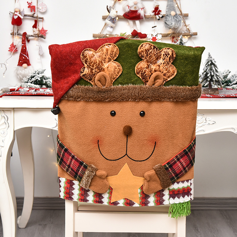 Christmas decoration chair cover stool covers doll European and American decorative ornaments home furnishings