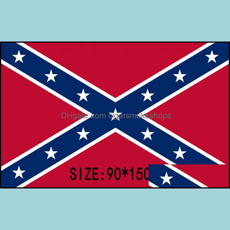 Banner Flags Festive & Party Supplies Home Garden Confederate Rebel Civil War Flag Battle Two Sides Printed National Polyester 90X150Cm Drop
Banner Flags Festive & Party Supplies Home Garden Confederate Rebel Civil War Flag Battle Two Sides Printed National Polyester 90X150Cm Drop