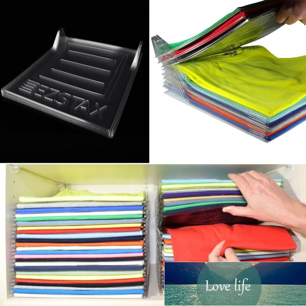 Storage Holders 20 Pcs Creative Home Closet Clothes Folder Organizer Store Documents Dividers TShirt Organization System Storage 1729229