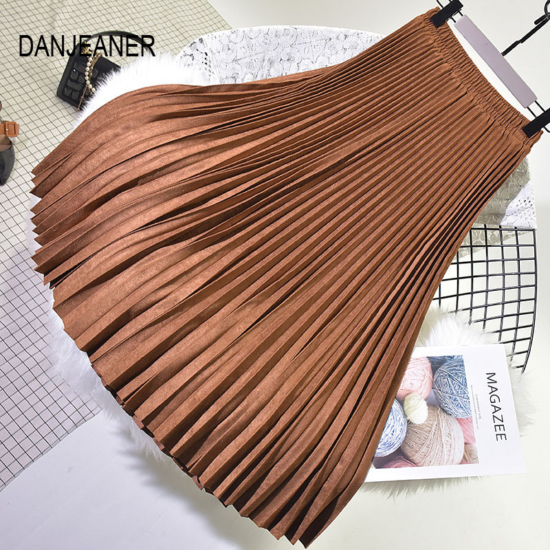 DANJEANER Autumn Winter Women Suede Skirt High Waist Long Pleated Skirts Womens Saias Midi Faldas Vintage Women Midi Skirt, Darkgreen
DANJEANER Autumn Winter Women Suede Skirt High Waist Long Pleated Skirts Womens Saias Midi Faldas Vintage Women Midi Skirt, Darkgreen