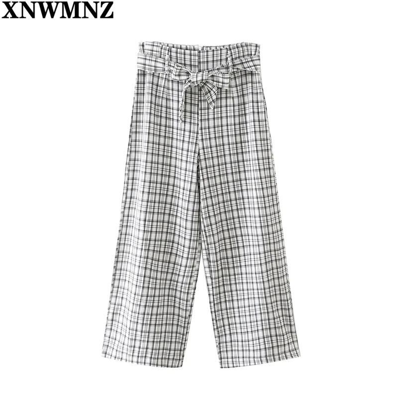 Vintage Plaid Pants Women High Waist Plus Size Wide Leg Casual Female Trousers Fashion Joggers Clothes Streetwear 210520, Black white
Vintage Plaid Pants Women High Waist Plus Size Wide Leg Casual Female Trousers Fashion Joggers Clothes Streetwear 210520, Black white