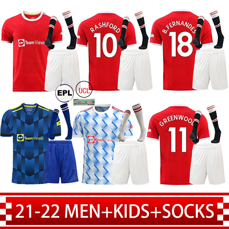 21 22 SANCHO Manchester soccer jersey UNITED Fans Player version MAN FERNANDES LINGARD POGBA football shirt UTD 2021 2022 men kids kit+Socks, Black
21 22 SANCHO Manchester soccer jersey UNITED Fans Player version MAN FERNANDES LINGARD POGBA football shirt UTD 2021 2022 men kids kit+Socks, Black